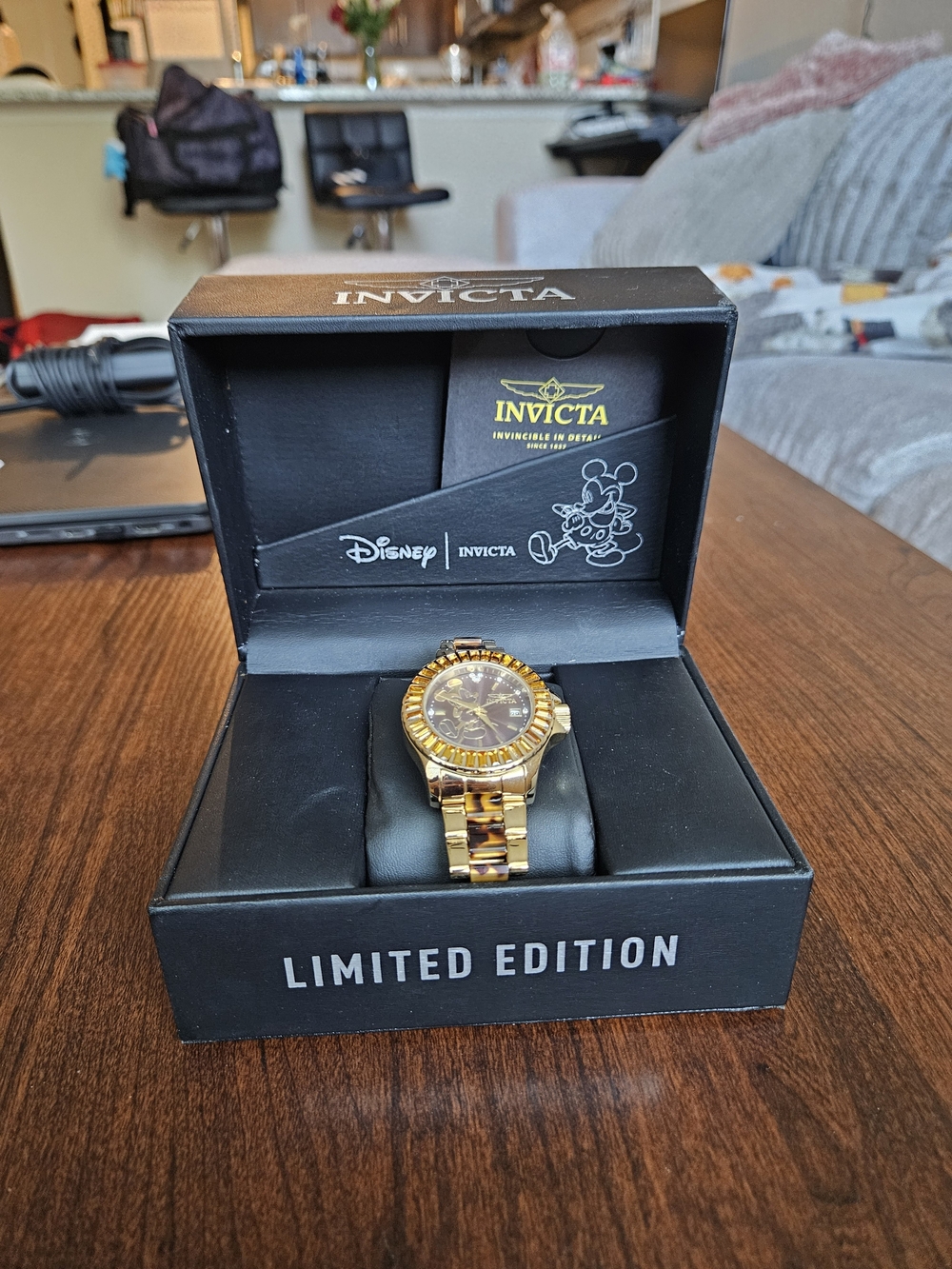 Invicta Limited Edition Disney Gold Tone Watch